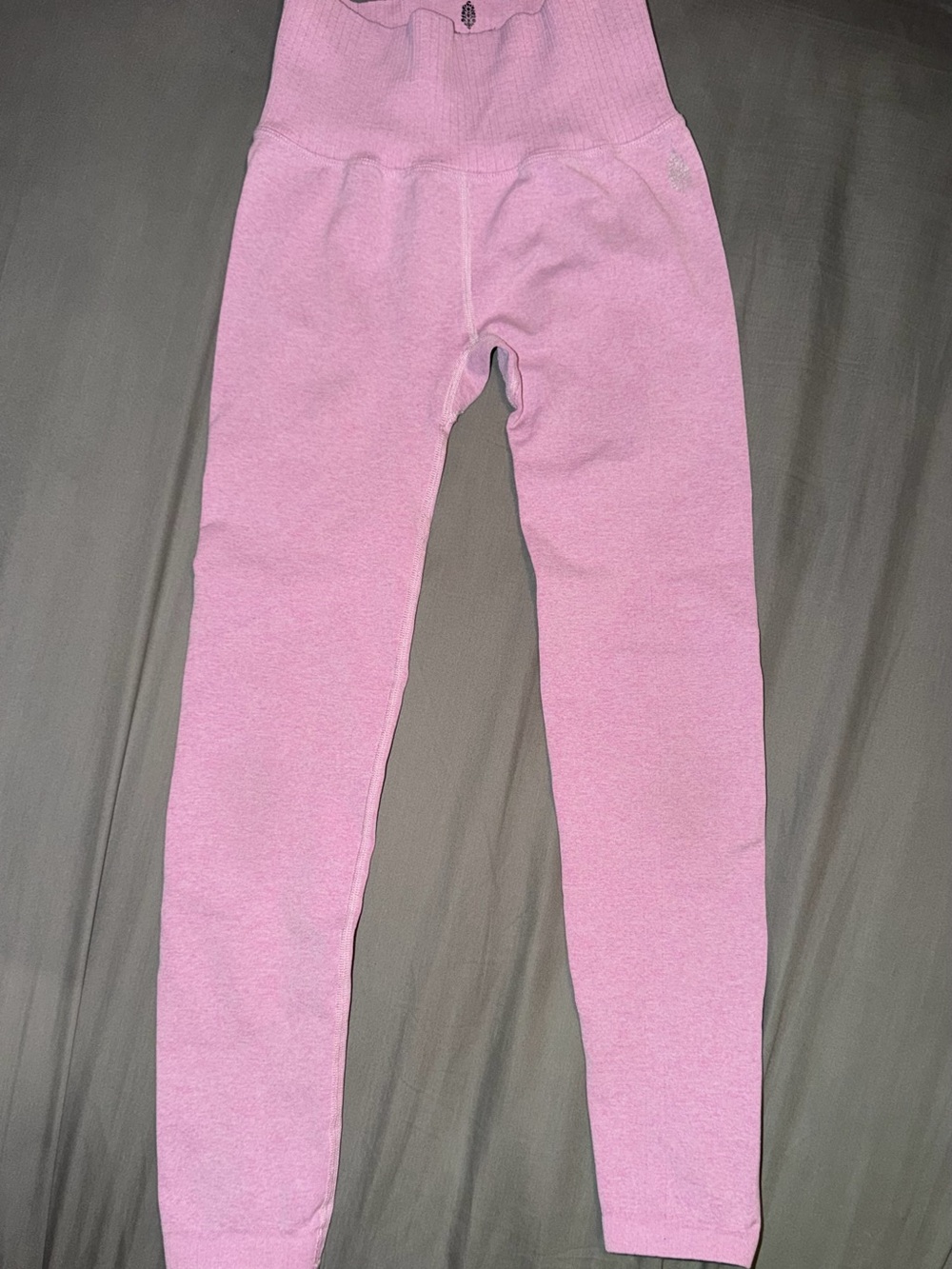 Free People Light Pink High-Rise Seamless Leggings